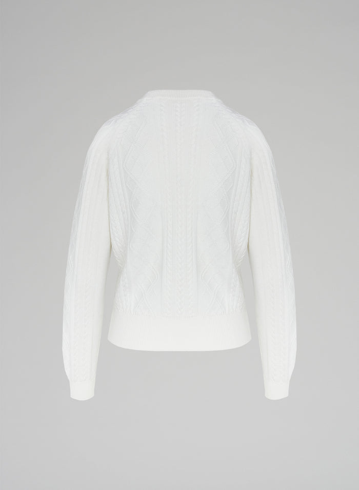 Lorena Antoniazzi MAGLIA IN LANA Vendita Calda