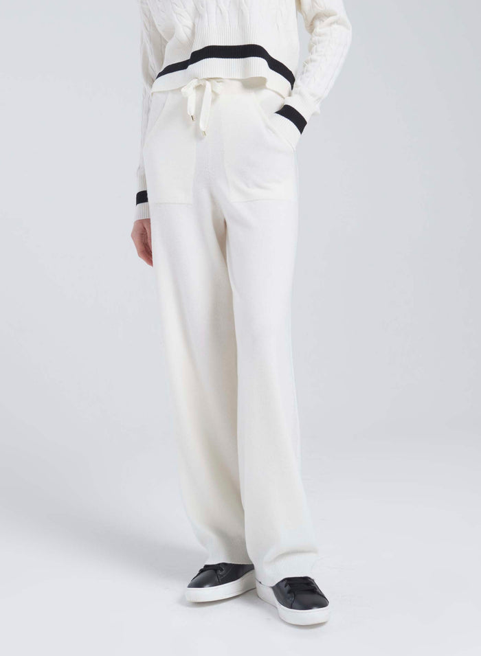 Lorena Antoniazzi PANTALONI IN MAGLIA Saldi Di Fabbrica