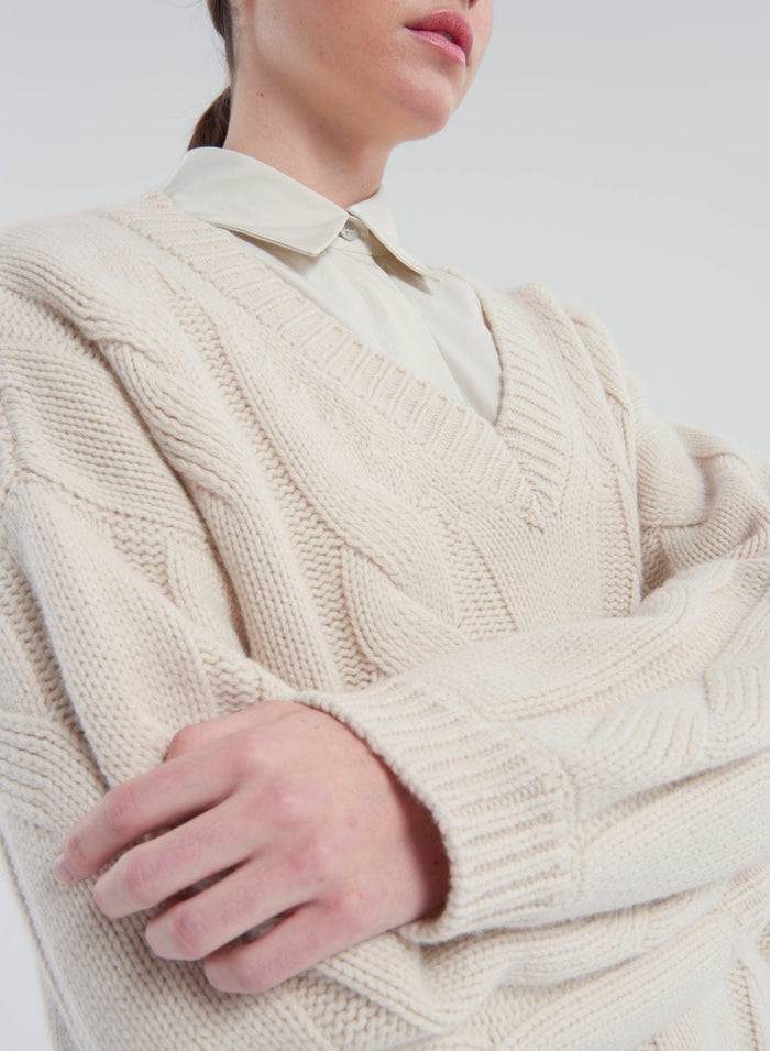Lorena Antoniazzi MAGLIA IN LANA, CASHMERE E SETA Italia
