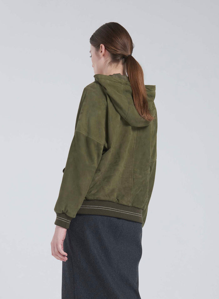 Lorena Antoniazzi BOMBER IN SUEDE Acquista Ora
