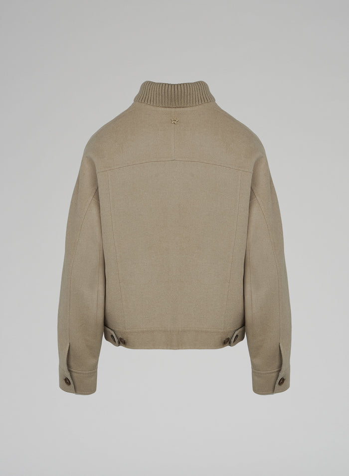 Lorena Antoniazzi BOMBER IN LANA E ANGORA Sconto