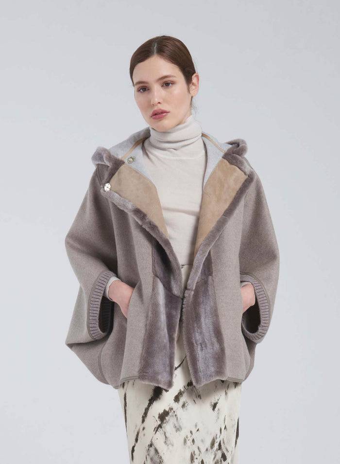 Lorena Antoniazzi CAPPOTTO IN MONTONE Outlet