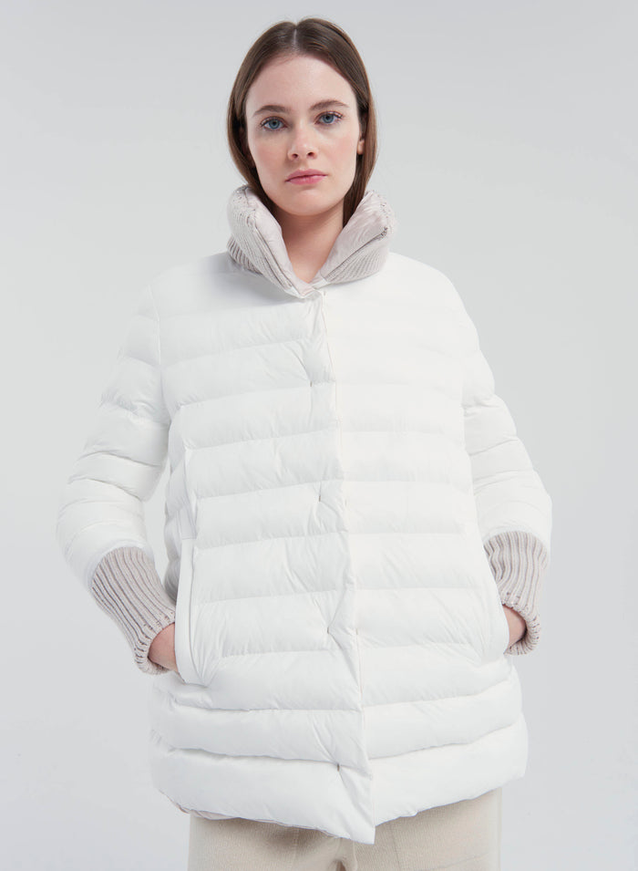 Lorena Antoniazzi PIUMINO IN NYLON Saldi Di Fabbrica
