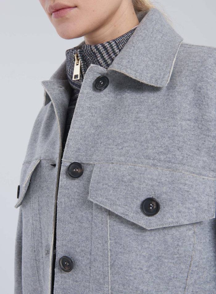 Lorena Antoniazzi CAPPOTTO IN LANA E CASHMERE Nuova
