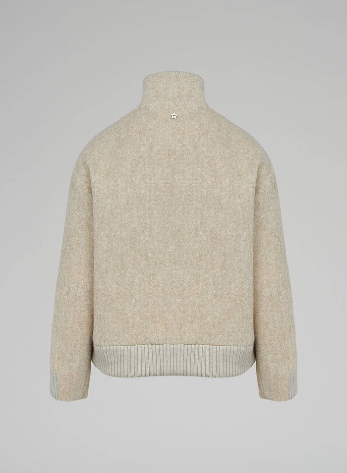 Lorena Antoniazzi BOMBER IN ALPACA E LANA Promozione