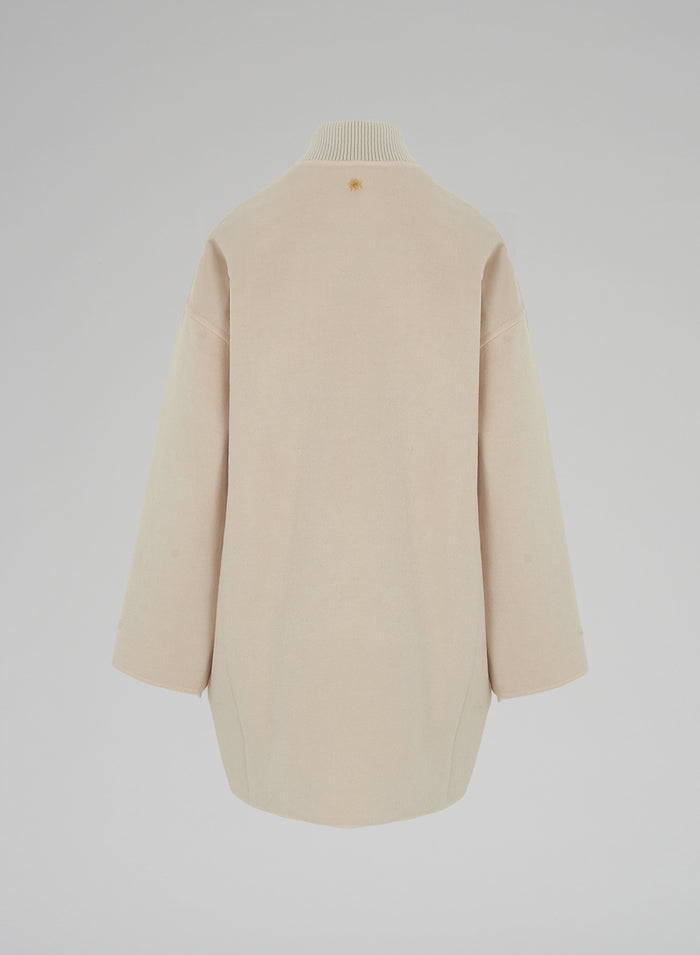 Lorena Antoniazzi CAPPOTTO IN LANA E ANGORA Spedizione Gratuita