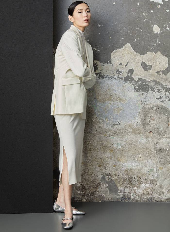 Lorena Antoniazzi GIACCA IN LANA JACQUARD Negozi Online