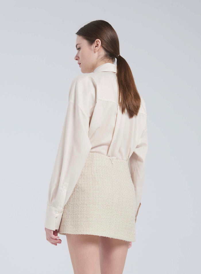 Lorena Antoniazzi CAMICIA IN LANA Offerte