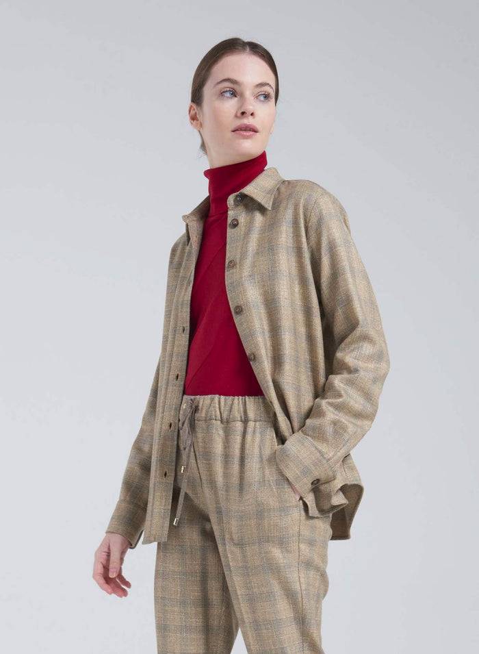 Lorena Antoniazzi CAMICIA IN LANA E VISCOSA I Più Venduti