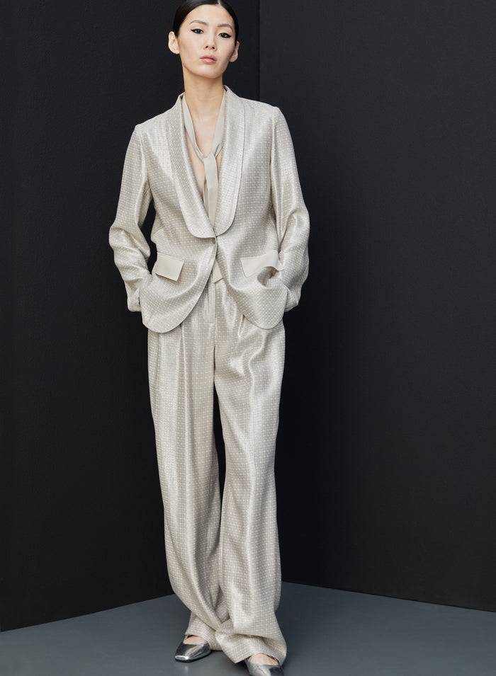 Lorena Antoniazzi PANTALONI IN LUREX Qualità