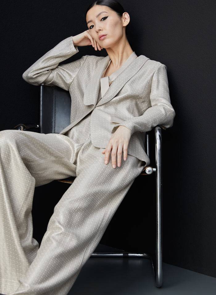 Lorena Antoniazzi PANTALONI IN LUREX Qualità