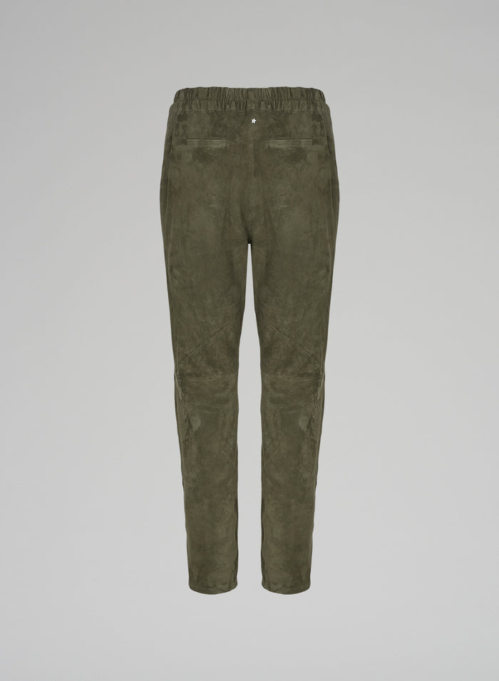 Lorena Antoniazzi JOGGERS IN SUEDE Acquista Ora