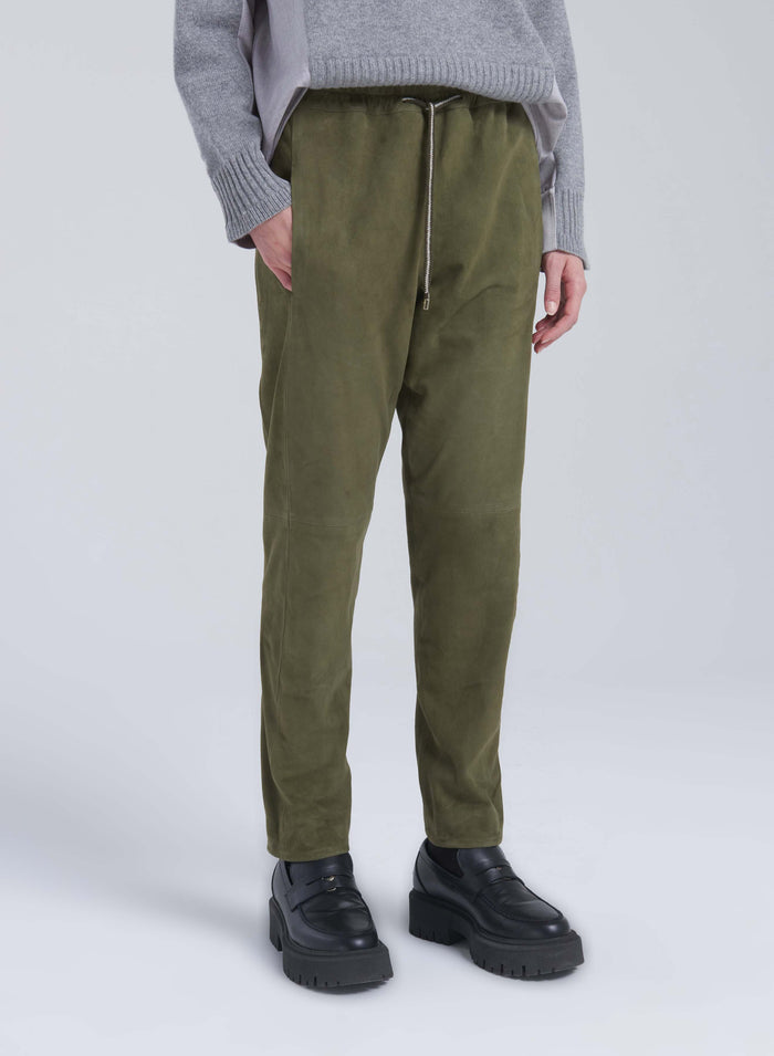 Lorena Antoniazzi JOGGERS IN SUEDE Acquista Ora