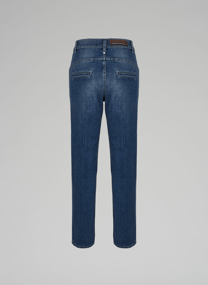 Lorena Antoniazzi PANTALONI DRITTI IN DENIM Fino Al -60%
