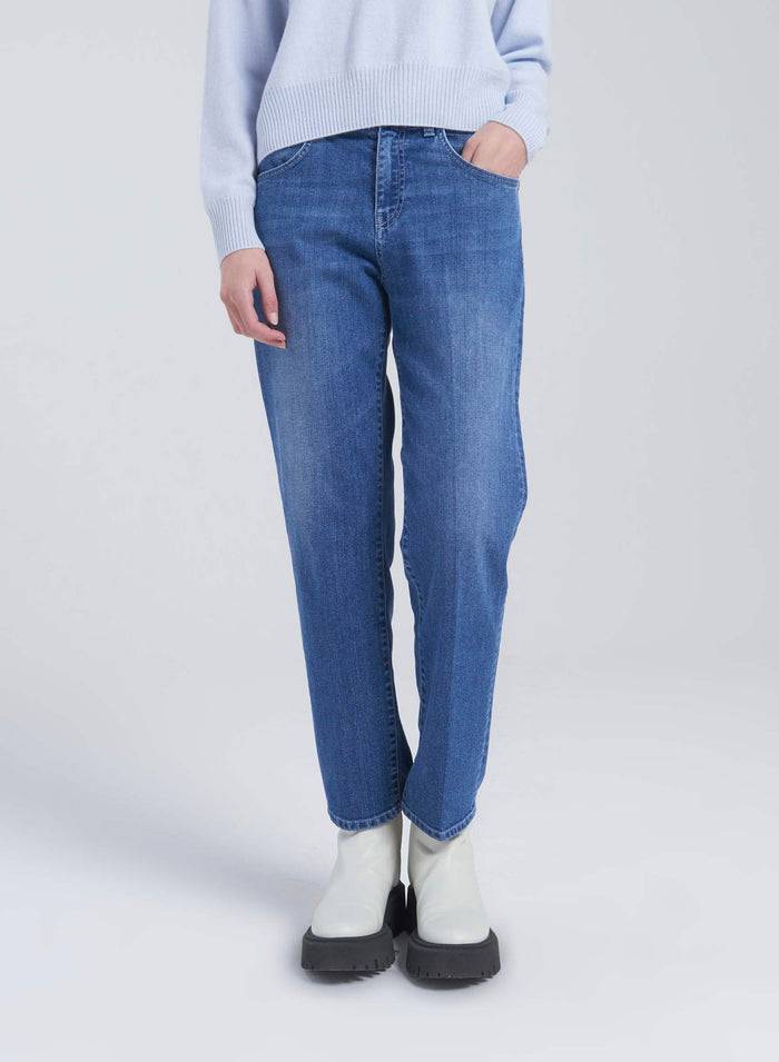 Lorena Antoniazzi PANTALONI DRITTI IN DENIM Fino Al -60%