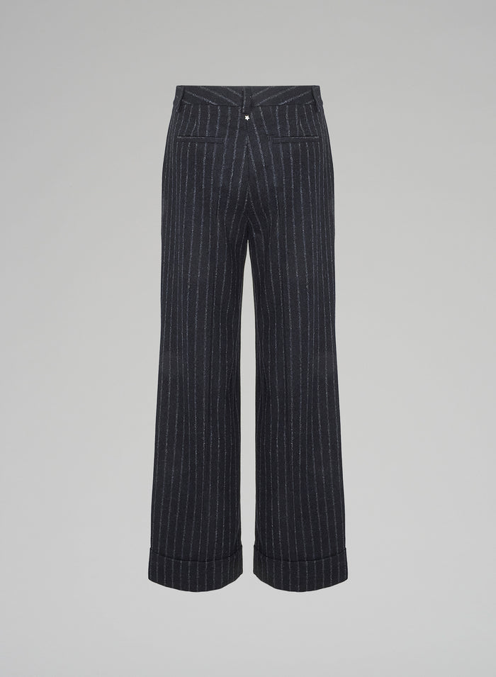 Lorena Antoniazzi PANTALONI IN ALPACA E LANA Sottocosto