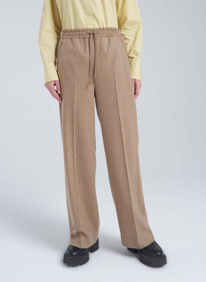 Lorena Antoniazzi PANTALONI IN FLANELLA STRETCH Economico