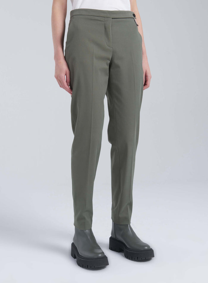 Lorena Antoniazzi PANTALONI IN COTONE STRETCH Saldi