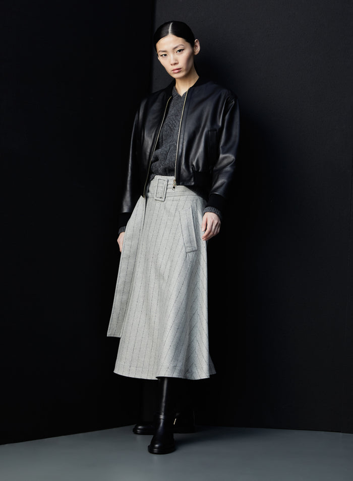 Lorena Antoniazzi GONNA IN LANA E CASHMERE Moda