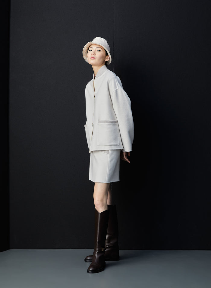 Lorena Antoniazzi MINI GONNA IN LANA E ANGORA Italy