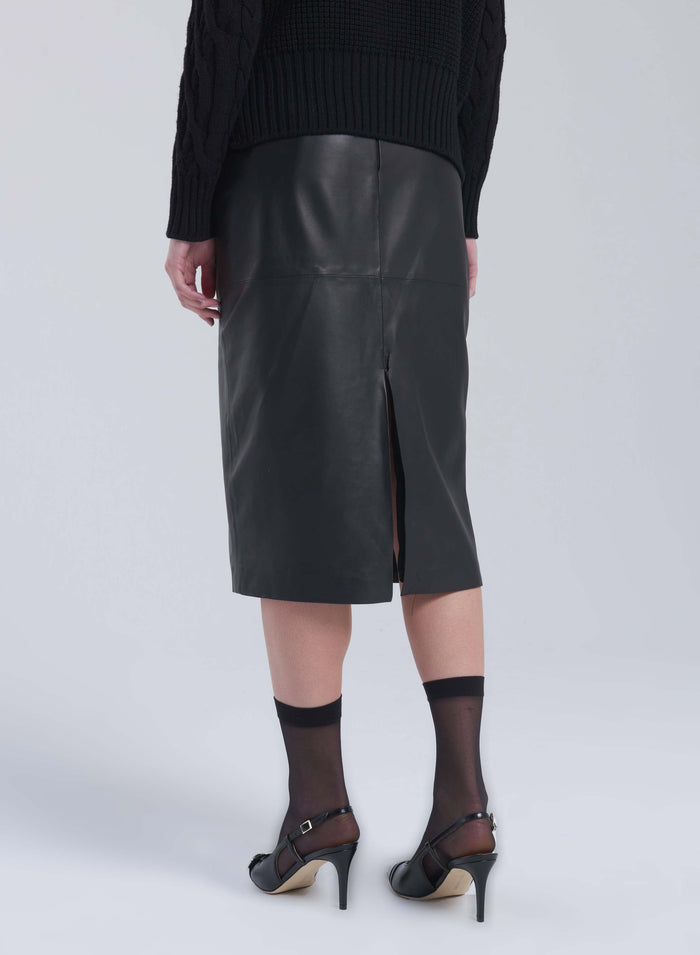 Lorena Antoniazzi GONNA MIDI IN NAPPA Presa
