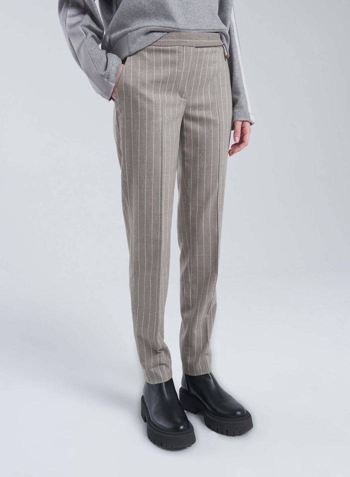 Lorena Antoniazzi PANTALONI IN LANA E CASHMERE STRETCH Saldi Di Fabbrica