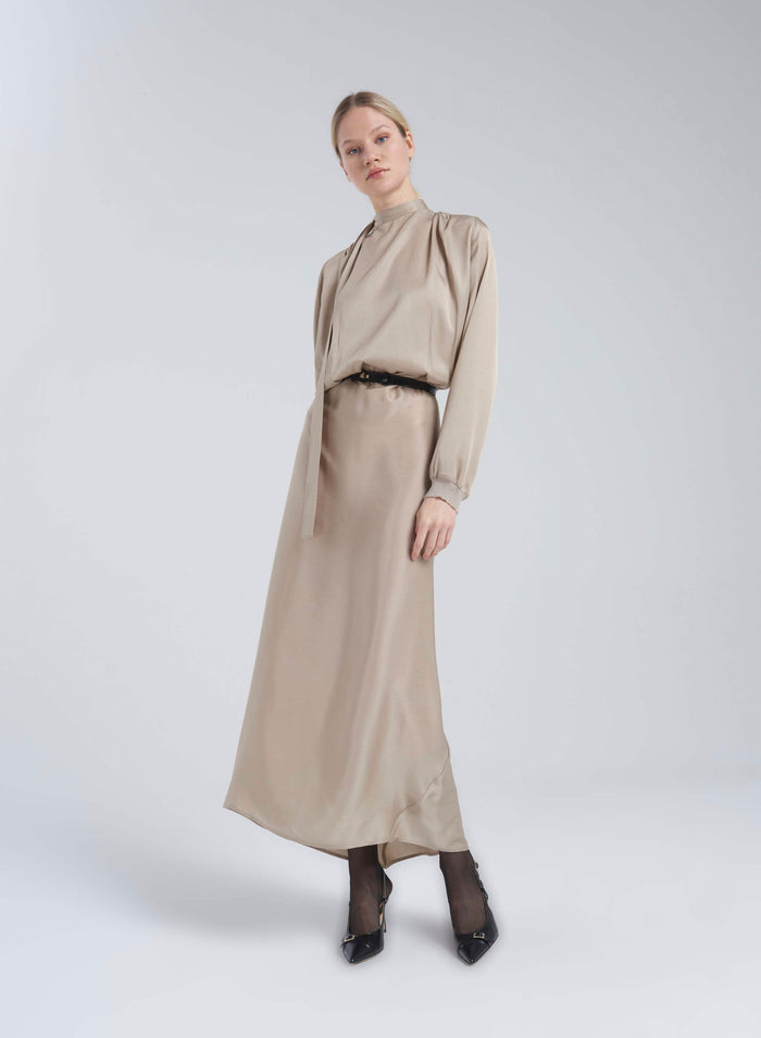 Lorena Antoniazzi ABITO IN TWILL DI SETA Pezzi Unici