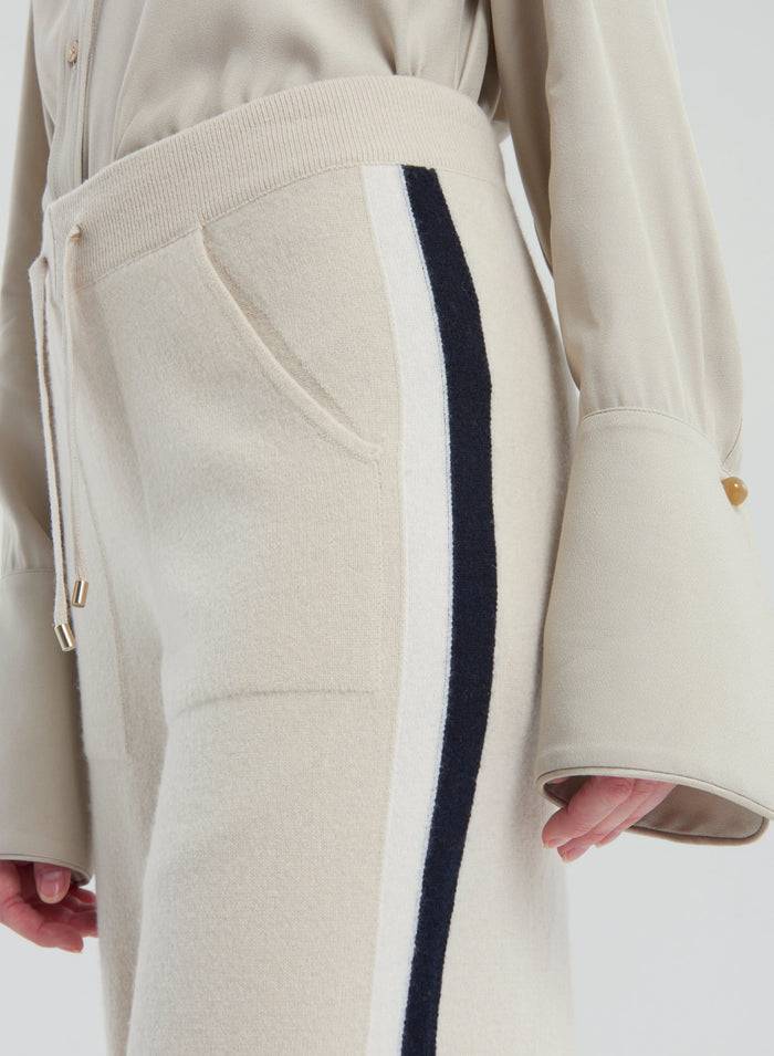 Lorena Antoniazzi PANTALONI IN MAGLIA Nuova