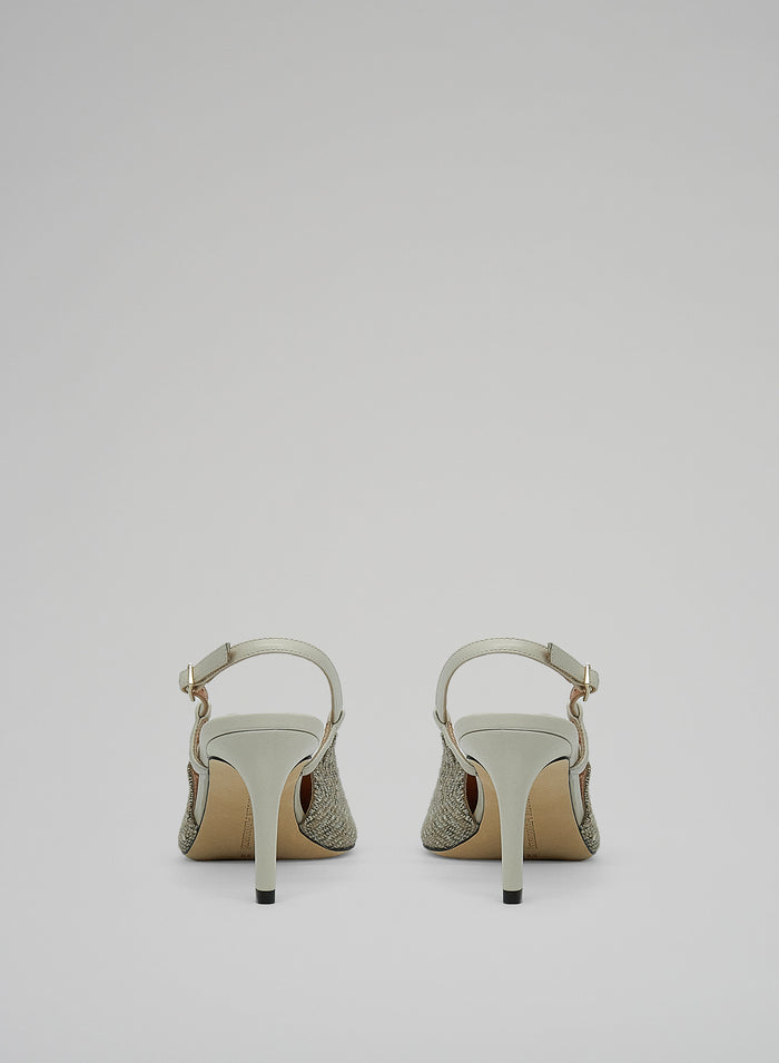 Lorena Antoniazzi SLINGBACK IN PELLE E LANA Presa