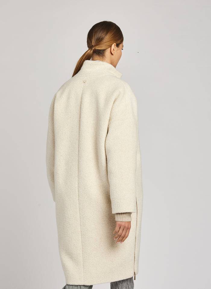 Lorena Antoniazzi CAPPOTTO BOUCLE' IN ALPACA Moda