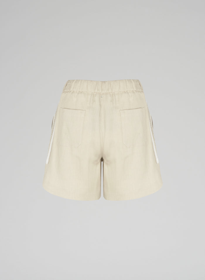 Lorena Antoniazzi PANTALONCINI IN LINO Shopping online