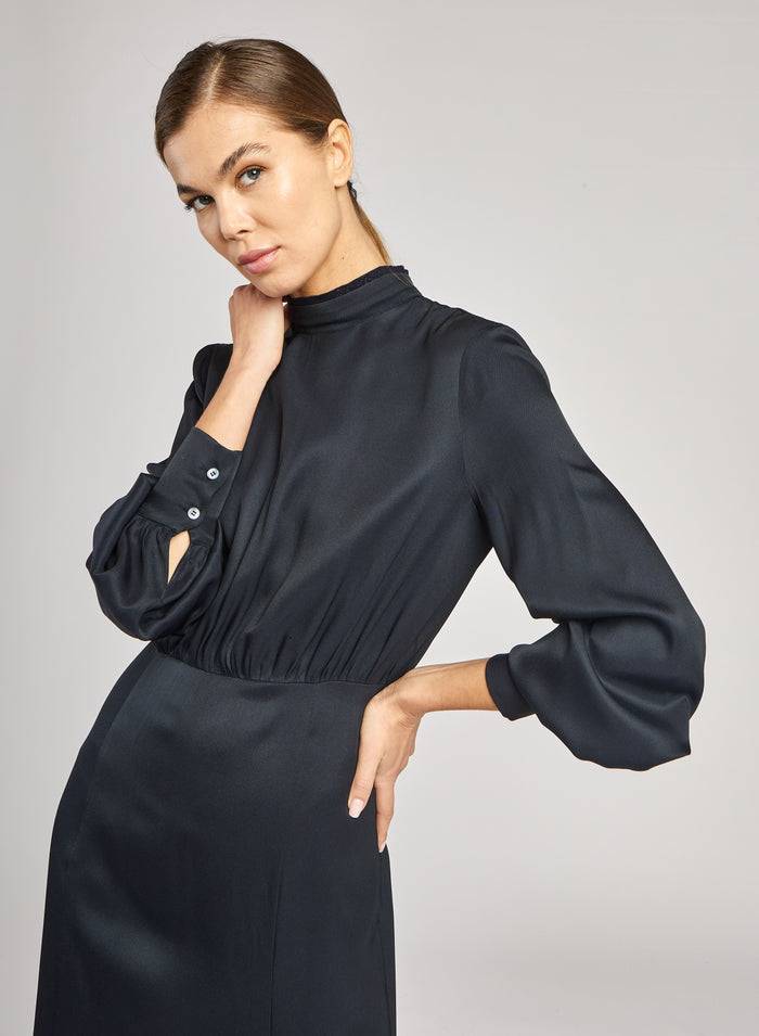 Lorena Antoniazzi ABITO IN TWILL DI SETA Fino Al -60%