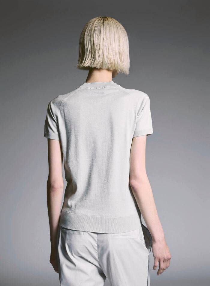 Lorena Antoniazzi T-SHIRT IN MAGLIA Offerta Pasqua