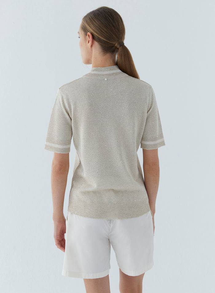 Lorena Antoniazzi TOP IN MAGLIA In Vendita
