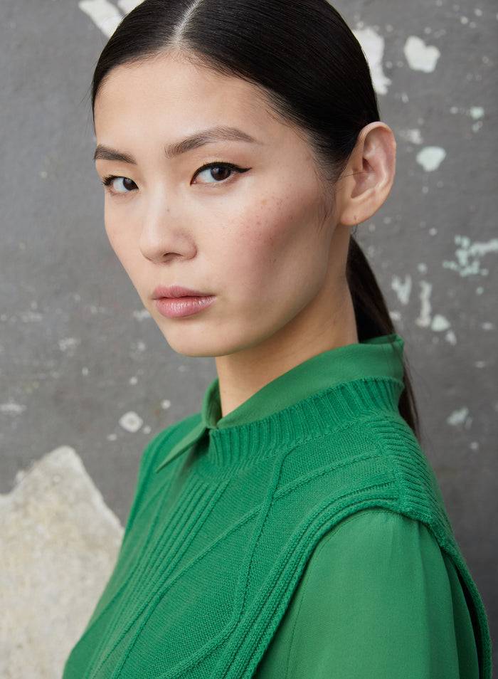 Lorena Antoniazzi GILET IN MAGLIA Offerta settimanale