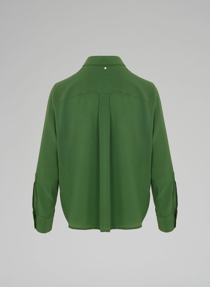 Lorena Antoniazzi CAMICIA IN CREPE DE CHINE Rilascio limitato