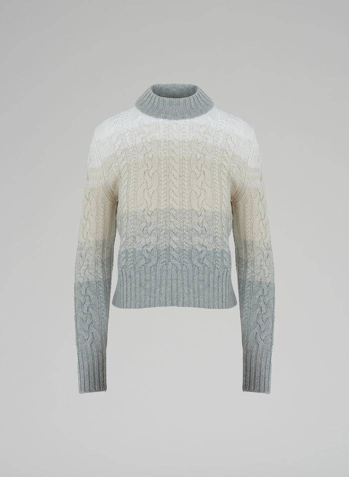 Lorena Antoniazzi MAGLIA A TRECCE SFUMATE