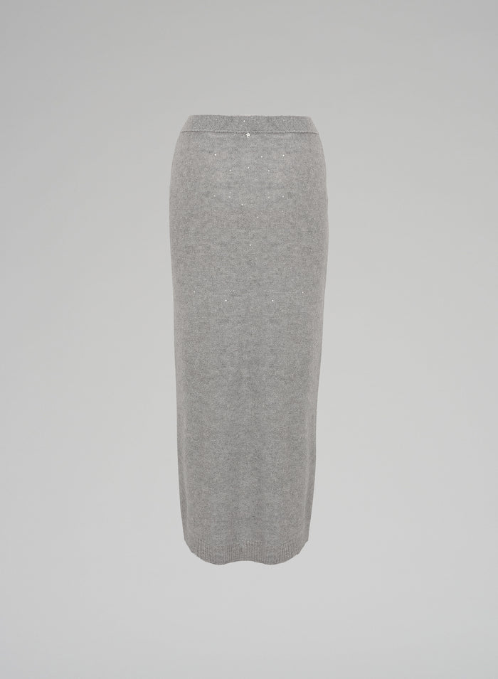 Lorena Antoniazzi GONNA MIDI IN MAGLIA Super sconto