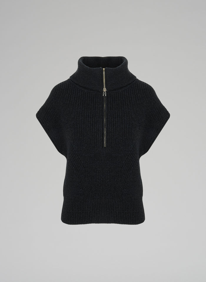 Lorena Antoniazzi GILET IN MAGLIA