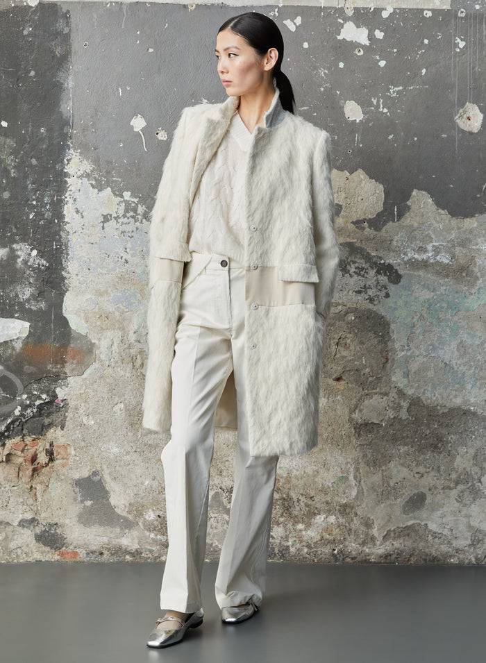 Lorena Antoniazzi MAGLIA A TRECCIA IN CASHMERE In vendita