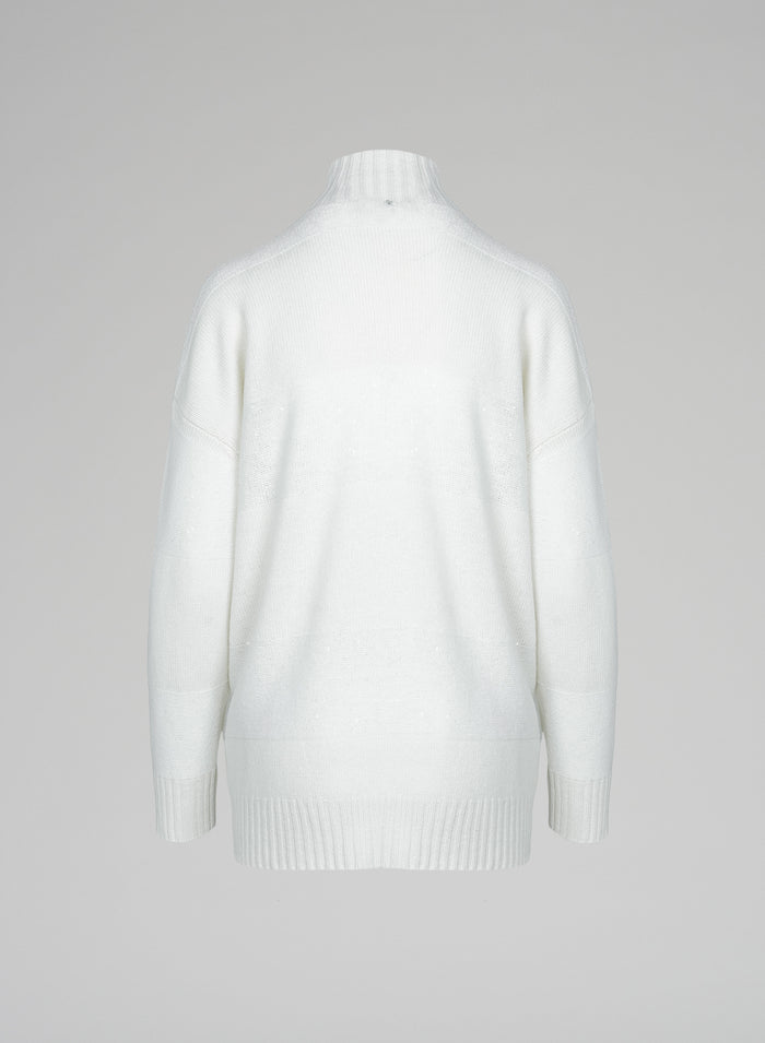 Lorena Antoniazzi MAGLIA IN LANA, CASHMERE E SETA Spedizione Gratuita