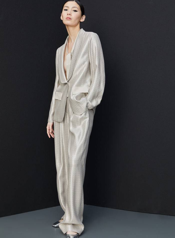 Lorena Antoniazzi GIACCA IN LUREX Consegna Veloce