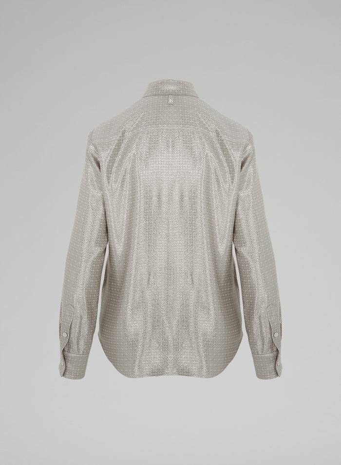 Lorena Antoniazzi CAMICIA IN LUREX Promozione Limitata