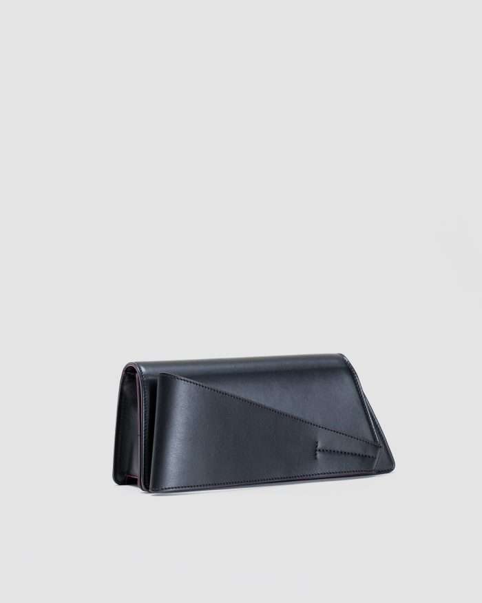 LUCIANO PADOVAN Borsa Kim pochette in pelle nera Borse pochette eleganti - Luciano Padovan Shop Online Vendita