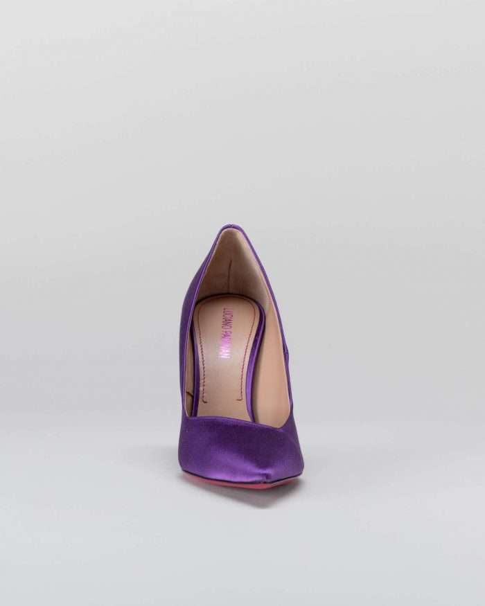 LUCIANO PADOVAN SIMPLE LINE DÉCOLLETÉ ROBIN RASO VIOLA Prezzo Ridotto