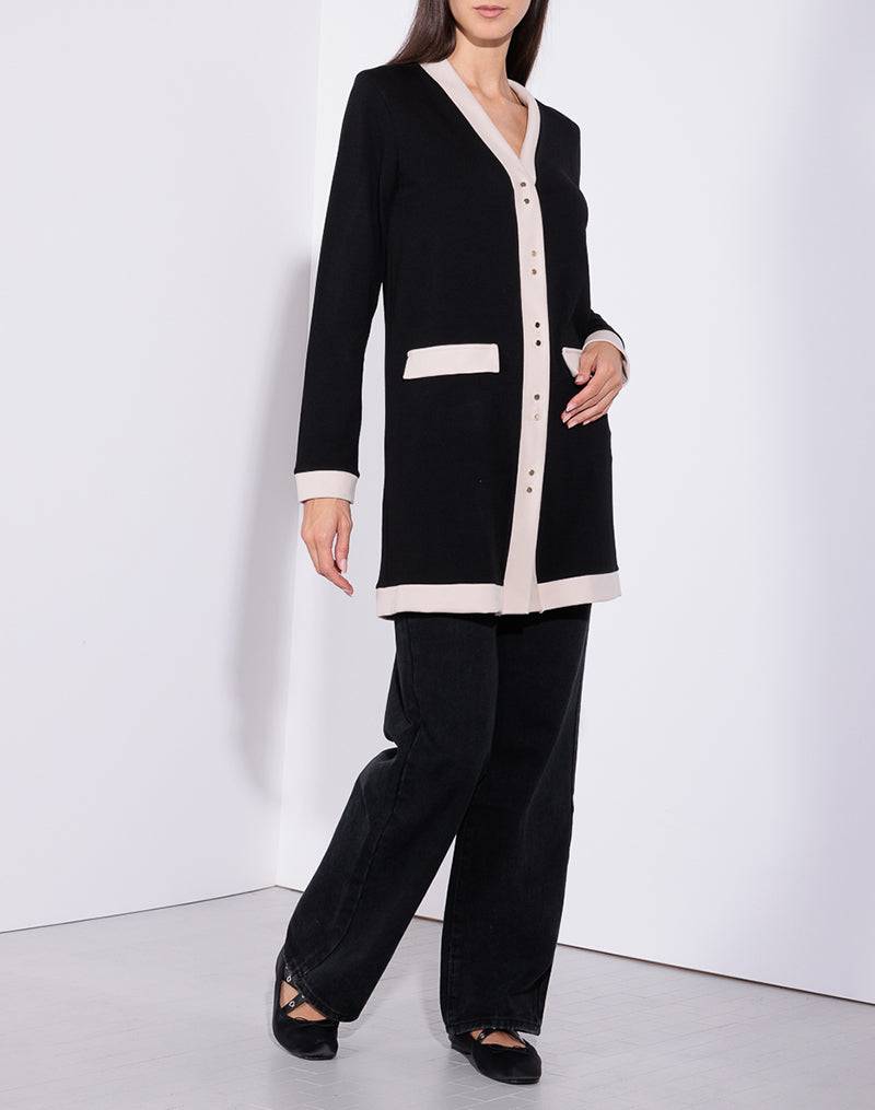 Risskio Ivy - Cardigan in piquet Consegna Veloce
