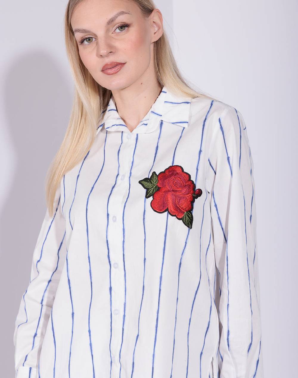 Risskio Hadiya - Camicia in popeline di cotone Nuova