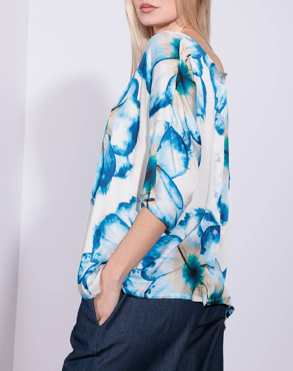 Risskio Faiza - Blusa in Viscosa Italia
