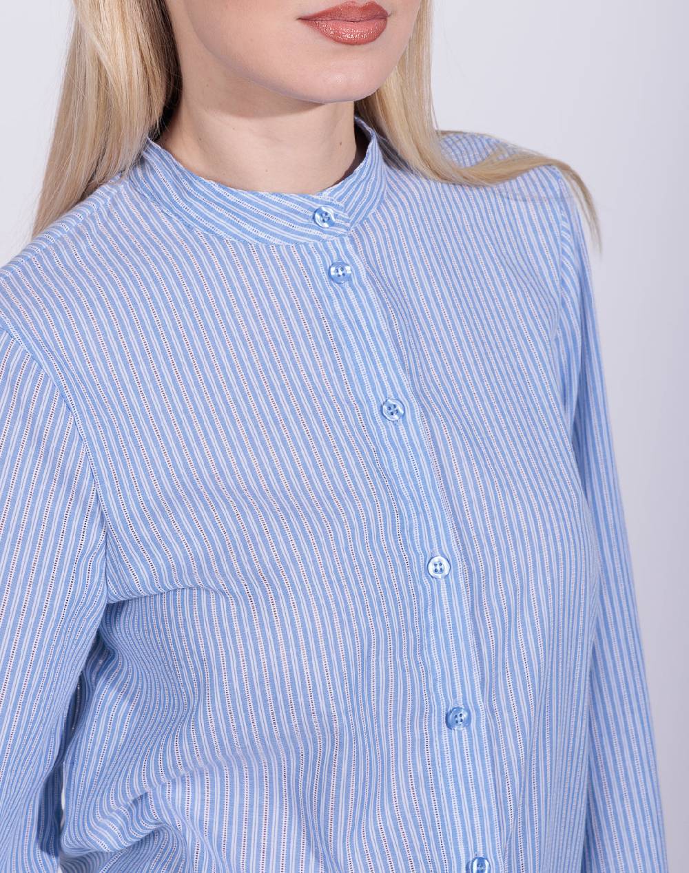 Risskio Aziza - Camicia in mussola traforata In Linea