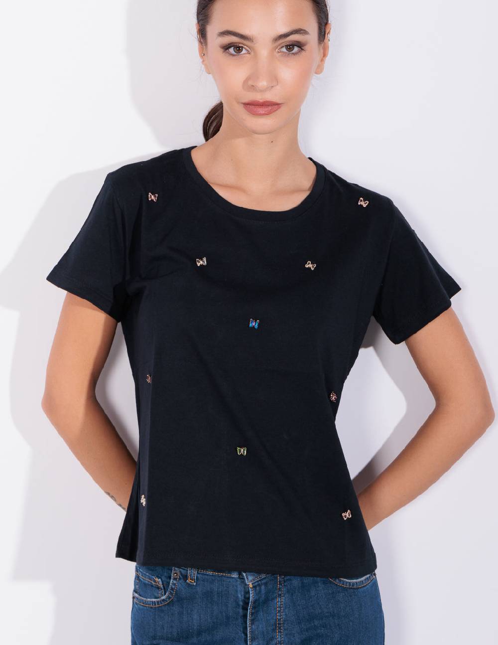 Risskio Sebastian - T-shirt con applicazioni Sottocosto
